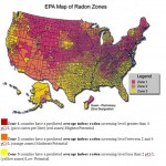 US EPA Radon Risk Map