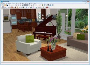 3D CAD image from Home Designer Suite