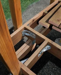 Code compliant deck guardrail Installation