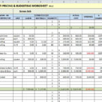BuildingAdvisor Unit-Price Spreadsheet Sample