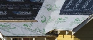 Self-Adhesive roofing membrane prevents leaks in valleys and eaves