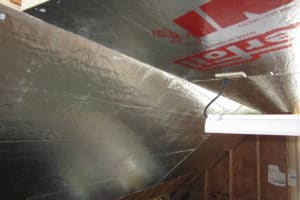 Foil-faced iso-board is effect attic insulation