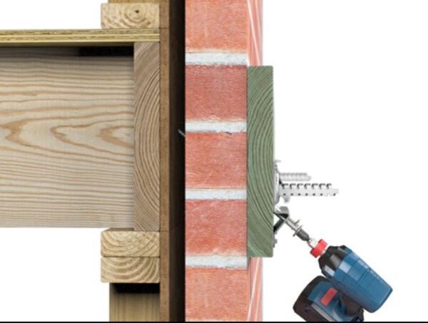 How To Attach Deck Ledger To Brick Veneer Building Advisor